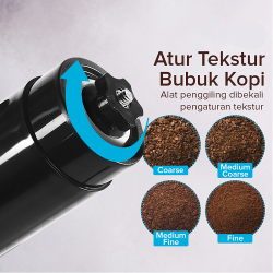Alat Penggiling Kopi Manual Coffee Grinder Adjustable