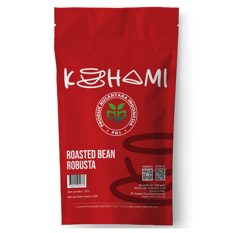 Kohami Roasted Bean Robusta 100 Gram