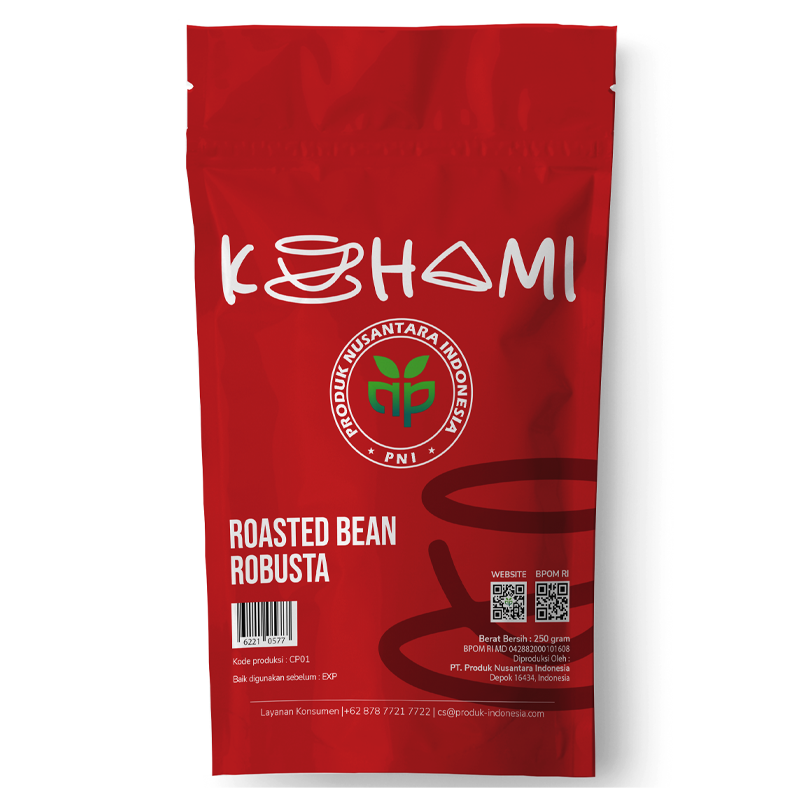 Kohami Roasted Bean Robusta 250 Gram