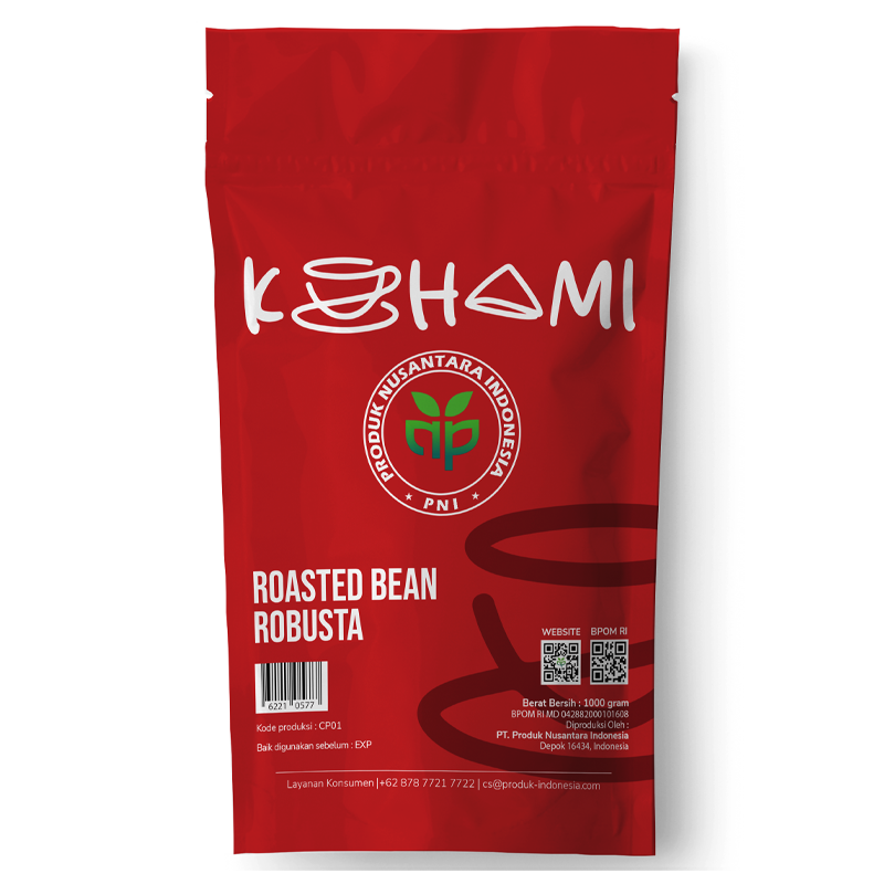 Kohami Roasted Bean Robusta 1000 Gram