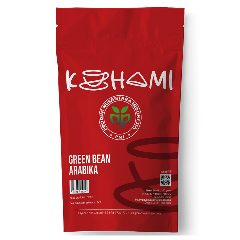 Kohami Green Bean Arabika 100 Gram