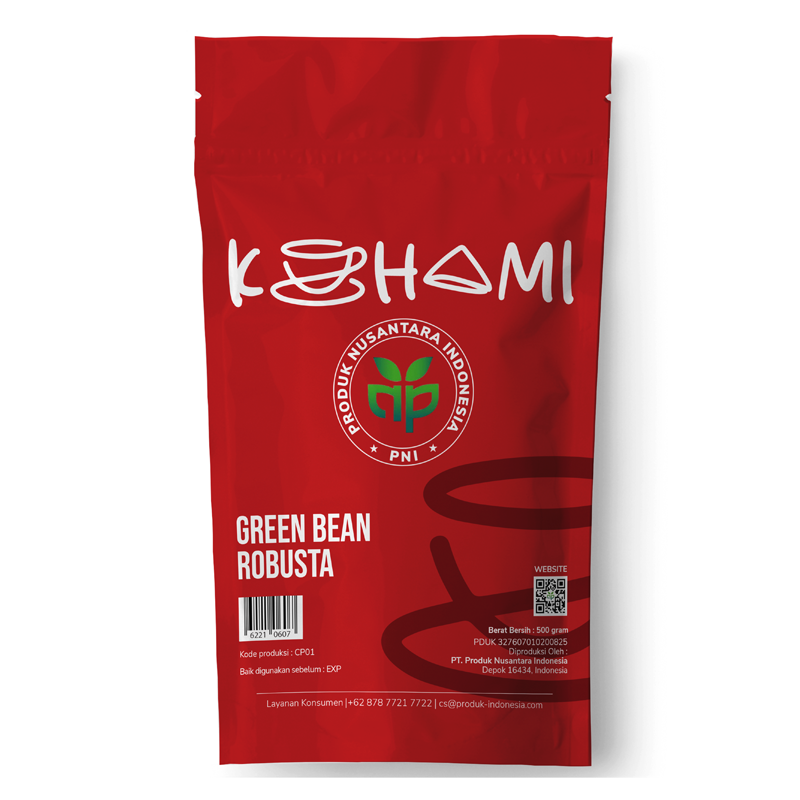 Kohami Green Bean Robusta 500 Gram